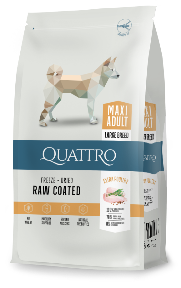 Super premium hundefoder - store racer Maxi Adult, Extra kylling