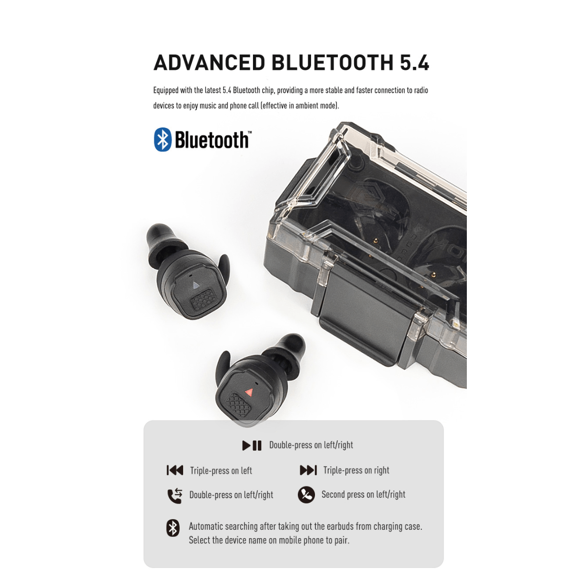 Earmor M20T - PRO Bluetooth in ear høreværn