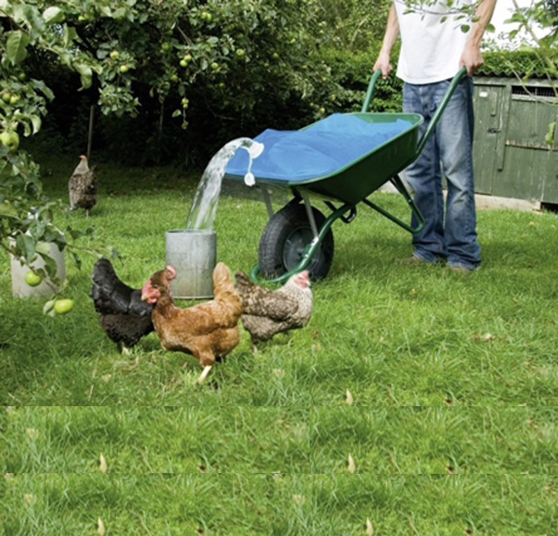 Vandbeholder til trillebøre - Til 80 liter