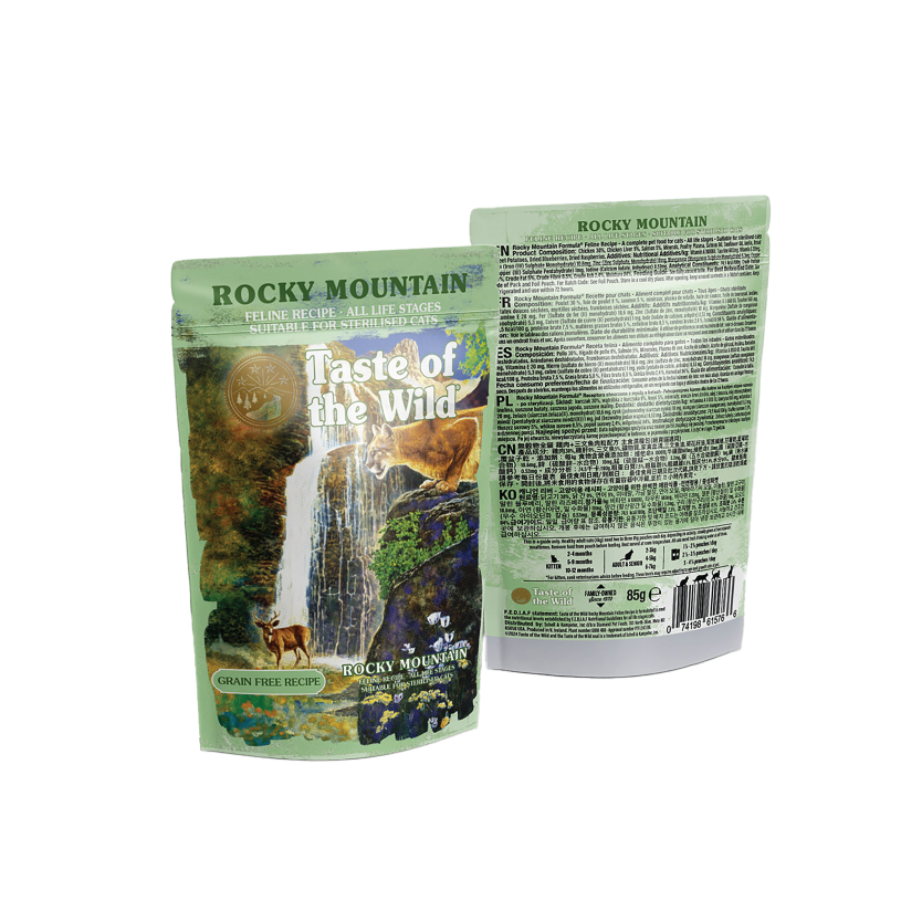 Totw Rocky Mountain Cat Chunks in Gravy Pouch 85g