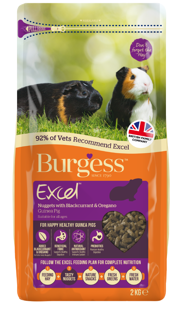 Excel marsvin foder solbær og oregano - 10kg