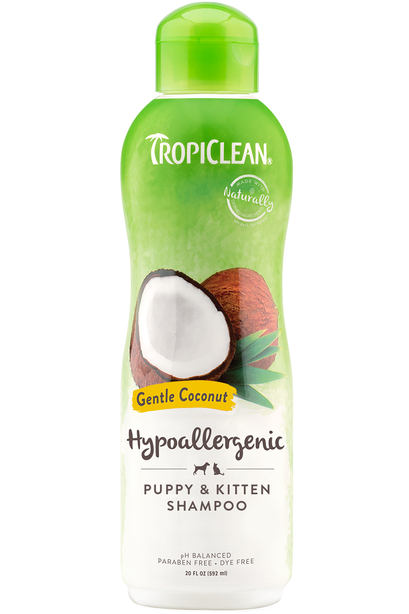 Gentle coconut hypoallergenic shampoo