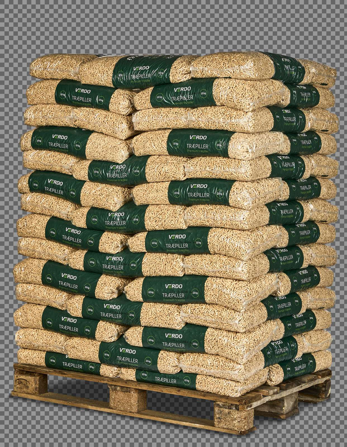 Verdo Premium træpiller - 6mm, 10kg, 840 kg