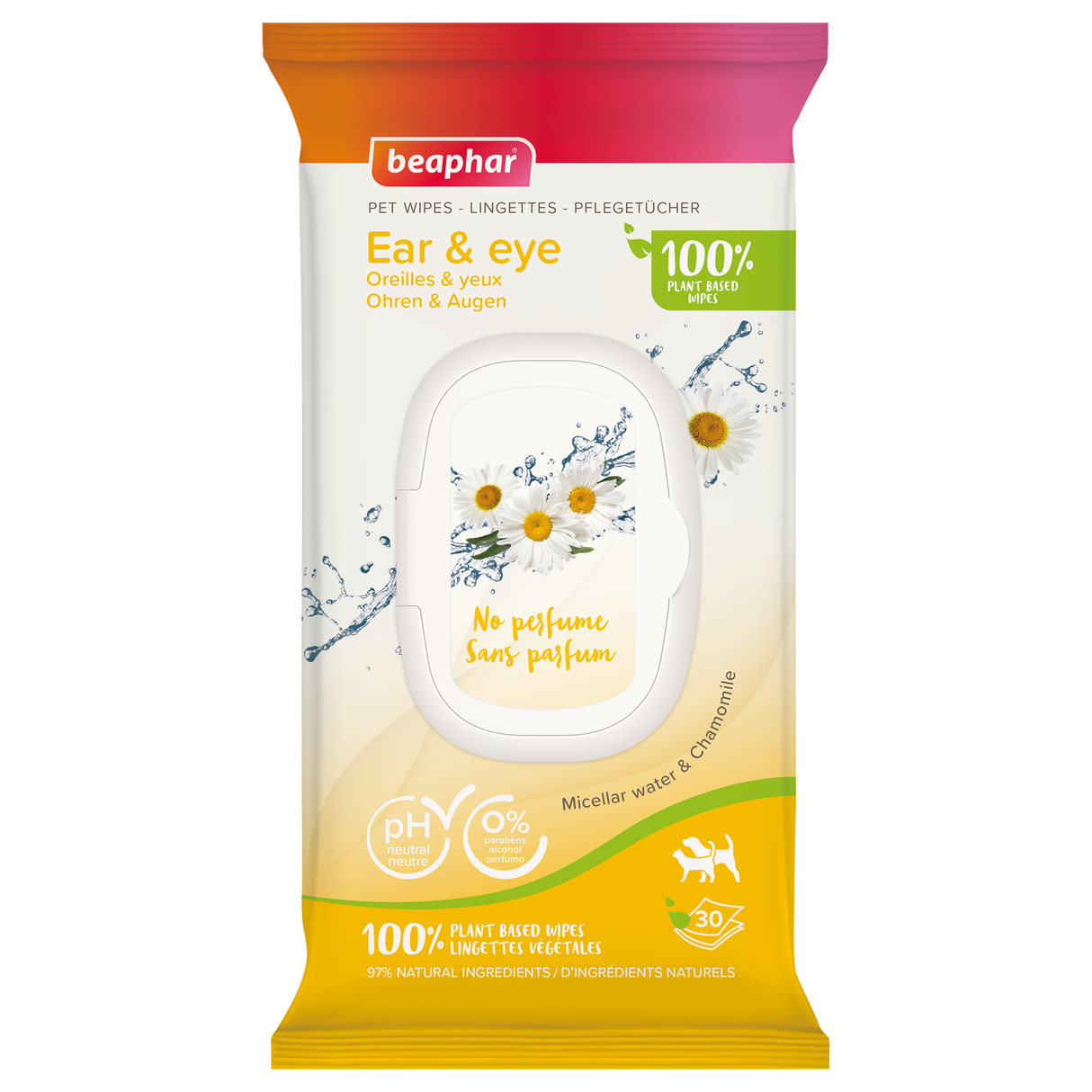 Beaphar BIO Pet Wipes Ögon & Öron 30pck