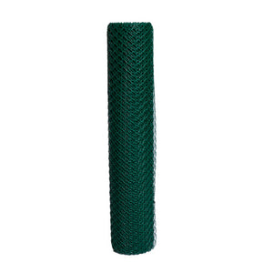 Hønsenet, plast -  maske 25 x 30 mm, 0,6 x 10 m, grøn