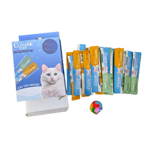 Clever Cat Creamy Cat Christmas gift Calender 24 pcs + 1 toy 360g