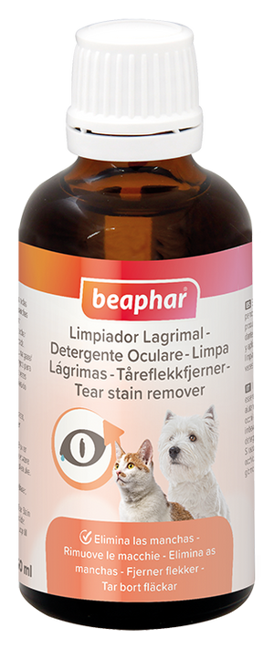Beaphar Oftal tårfläckborttagare 50ml