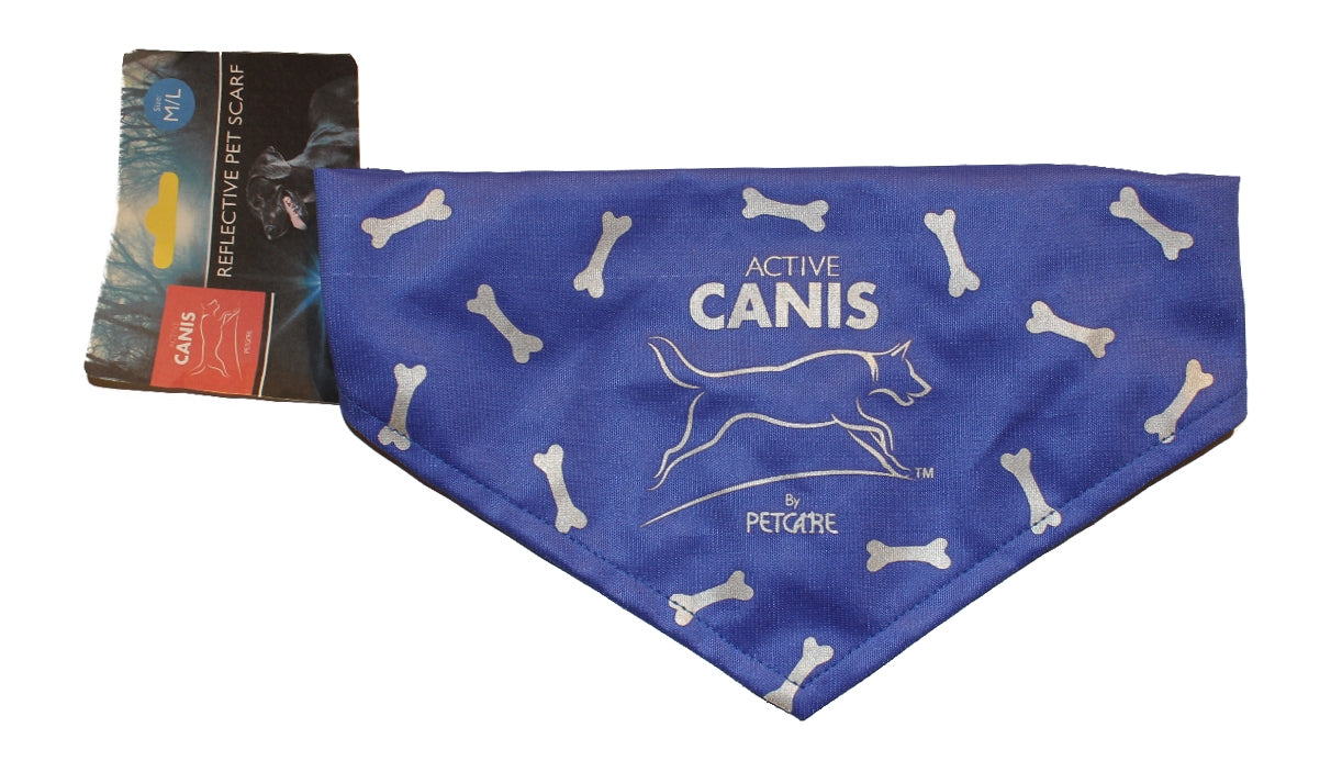 Reflective scarf blue L/XL