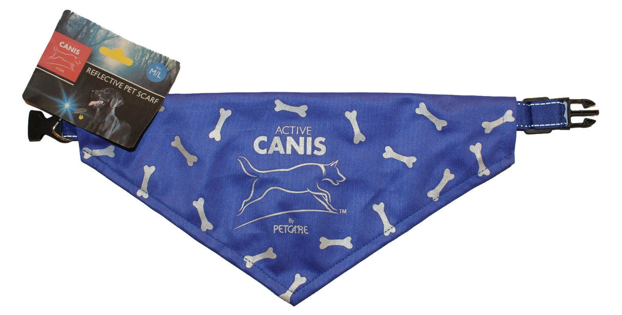 Reflective scarf blue L/XL