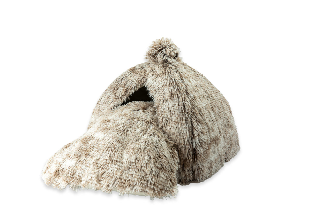 Kat igloo hule 40cm - Brun