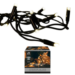 Lyskæde Startsæt - 40LED L312 cm 230V adapter