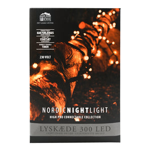 Lyskæde Startsæt - 300LED L2392 cm 230V adapter