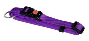 Halsbånd nylon - lilla 15 mm 30-45 cm