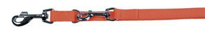 Dressur line nylon - orange 15 mm x 200 cm