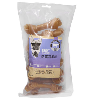 Knotted bone nat 10 cm, 12 pcs