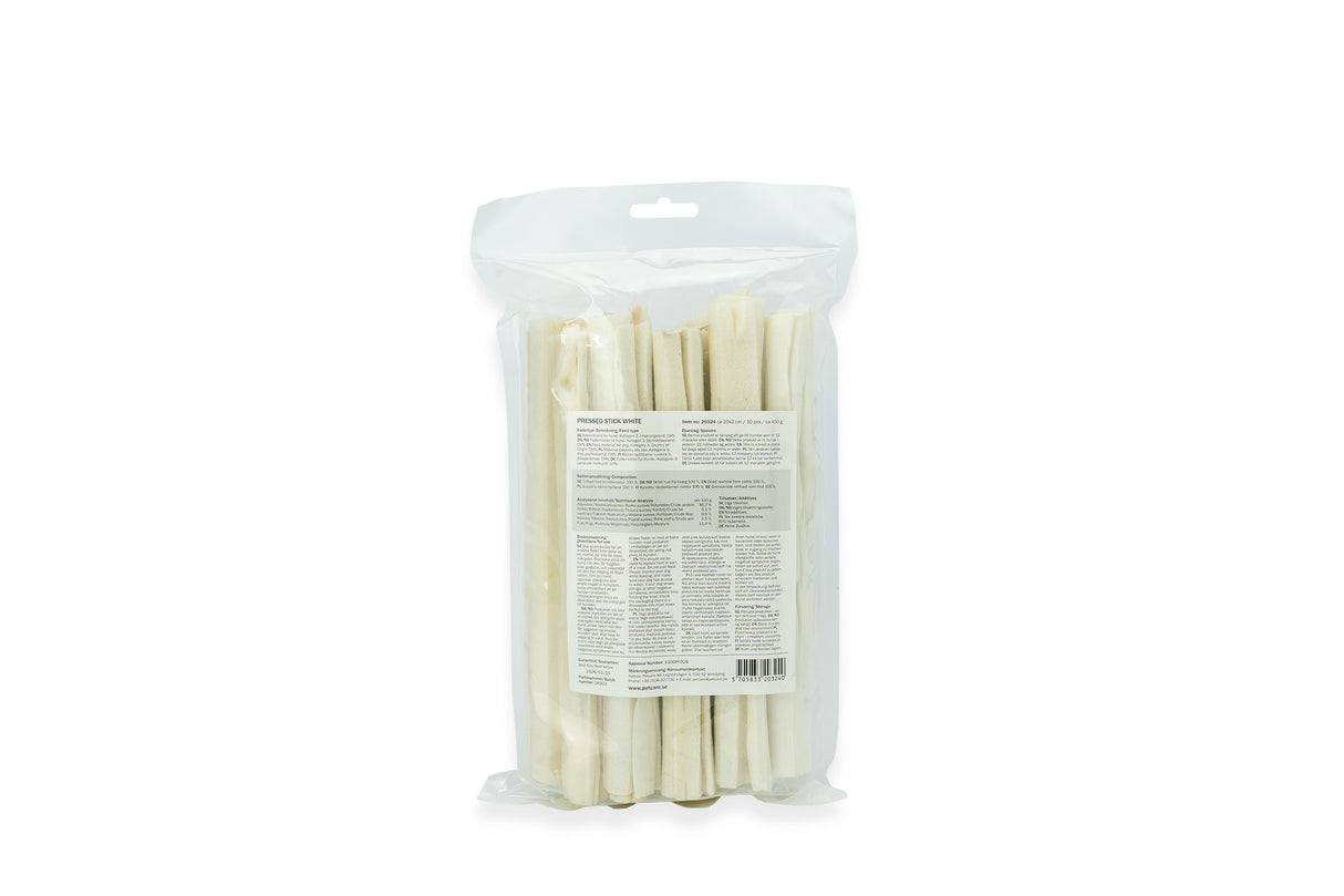 Pressed sticks White 20x2 cm. 10 pcs