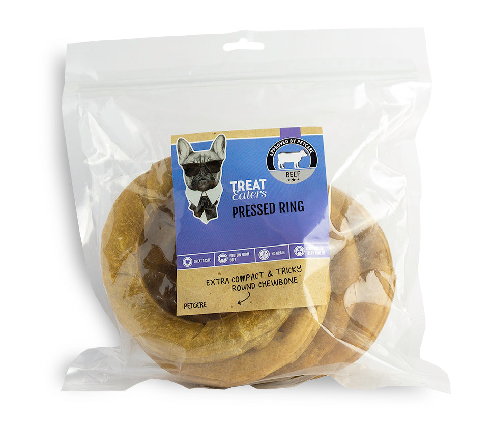 Treateaters Pressed Ring Natural 15 cm 4 pcs