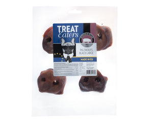 Pig nose black large EU 4-pcs