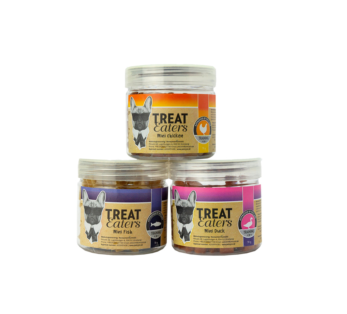 Mini Jars 3-pack 3x70g