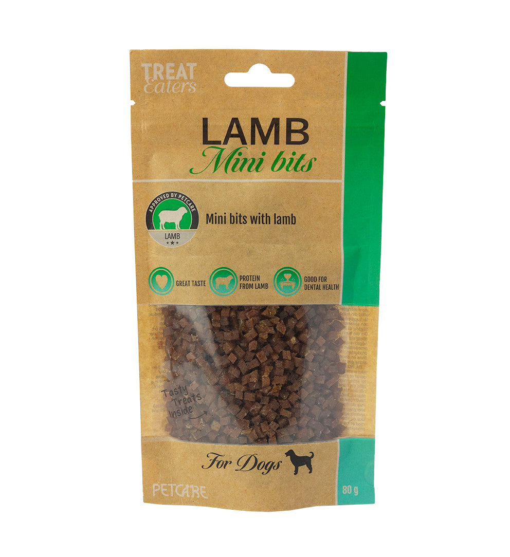 Mini Bits hundegodbidder - Lam, 80 g
