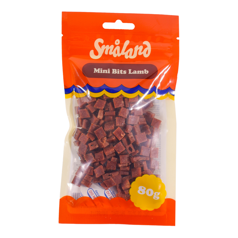 Mini Bits hundegodbidder - Lam, 80 g
