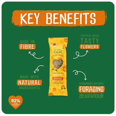 Excel Forage & Feast Bar Marigold 60g