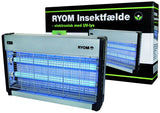 Insektfælde Ryom plast/aluminium - 2X15W 150 M2