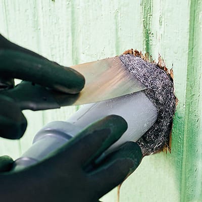 Gnaverstop Ståluld Ryom   10X50Cm