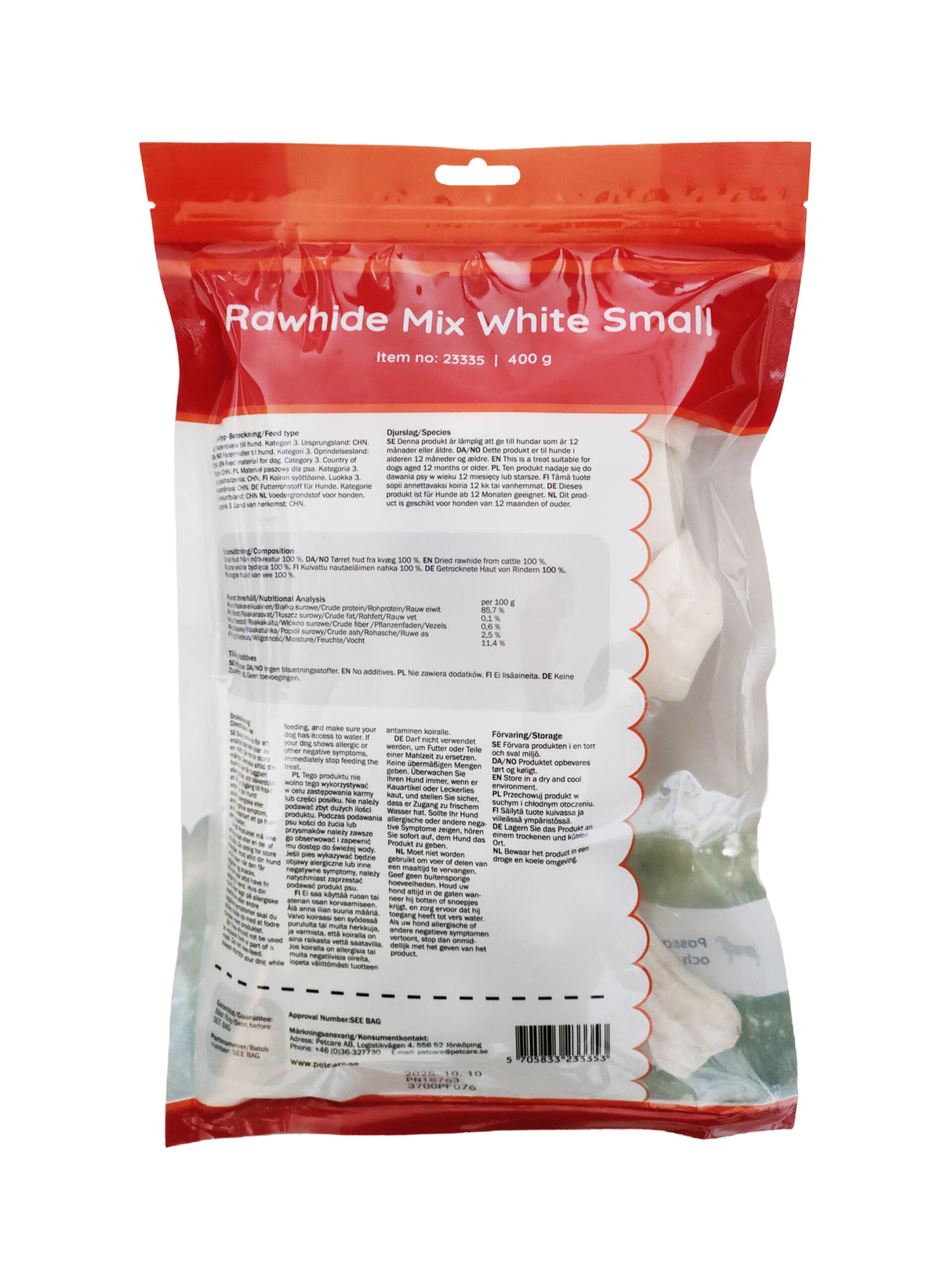 Rawhide Mix White Small 400g
