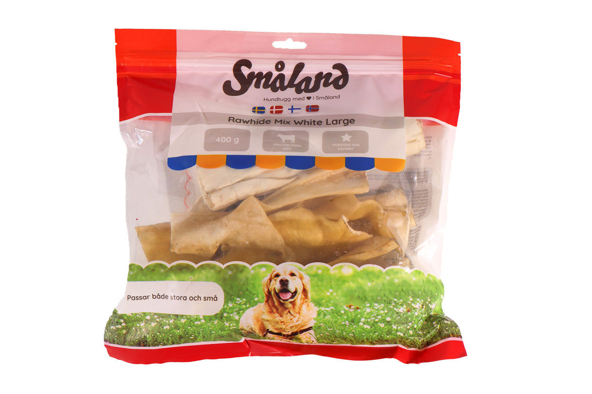 Rawhide Mix White Large 400g