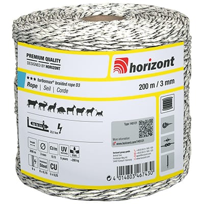 Poly-Flet Turbomax 9 tråde 5G - 200 m