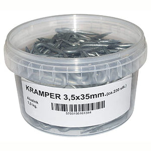 Hegnskramper Alu/Zink - 3,5/35 mm 1 kg