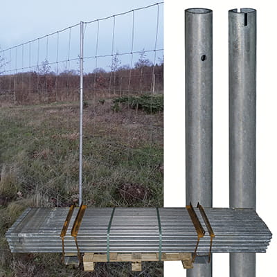 Hegnspæl Galv. Vandrør 200 cm