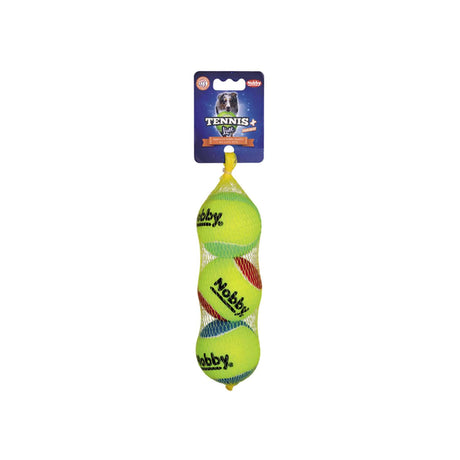 Tennisbold med piv, 3 stk, M