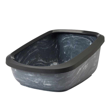 Kattebakke med kant  ASEO JUMBO MARBLE