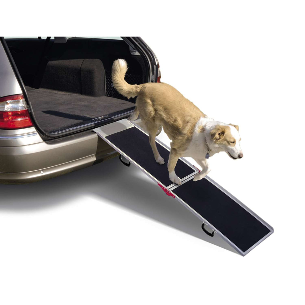 Aluminium rampe til hunde 152 x 36 x 3,5 cm