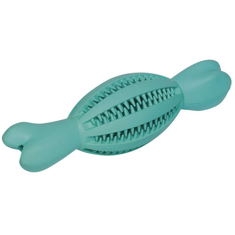 Gummi rugbybold med ben DENTAL LINE
