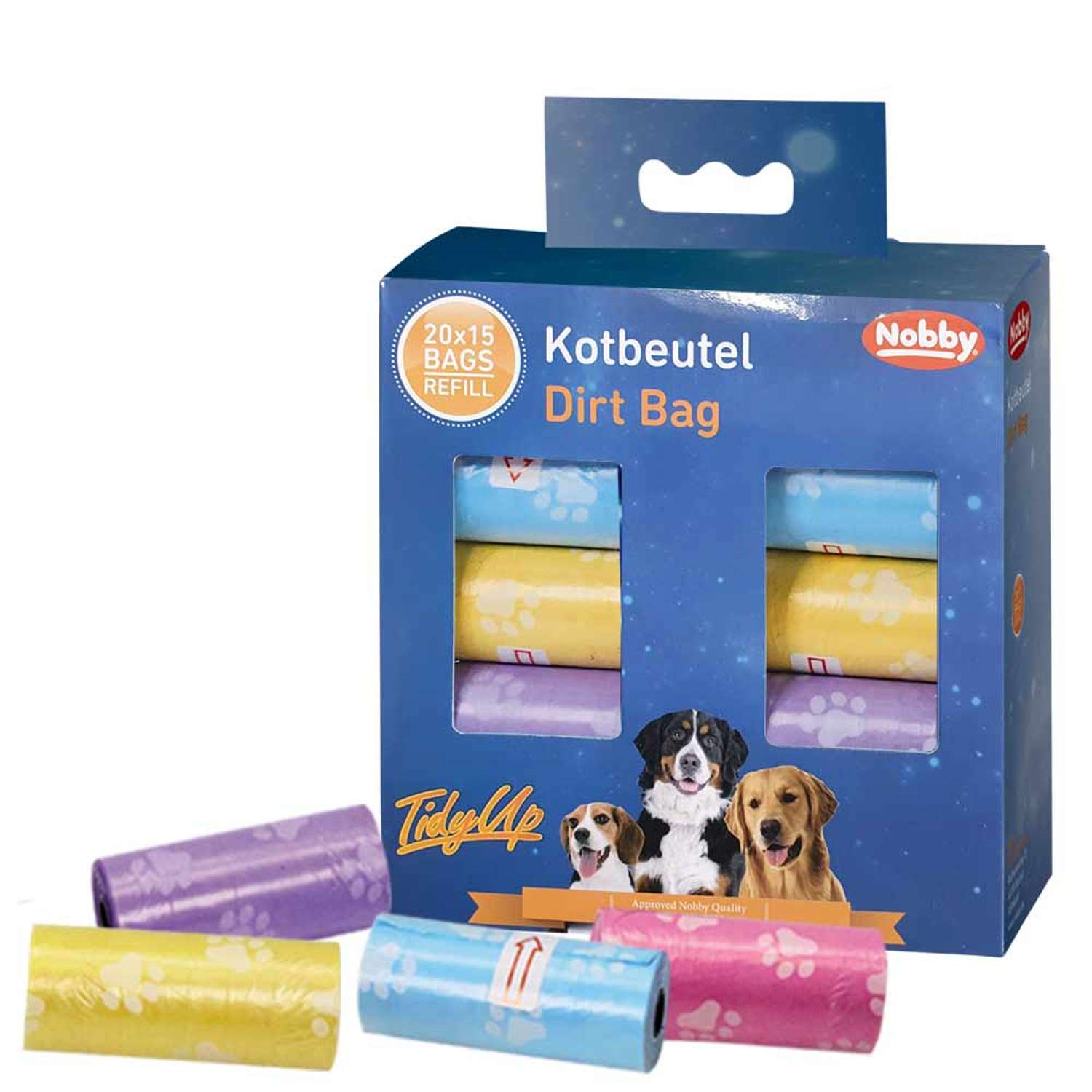 TidyUp hundeposer med pote print value bag