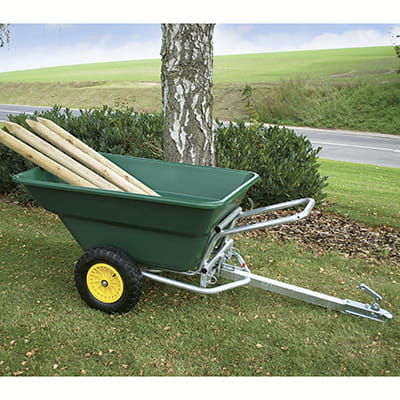 Staldkærre TUFX - V.Galv/Plast 350L