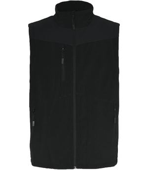 4-vejs stretch foret vest i åndbar og slidstærk kvalitet - Sort