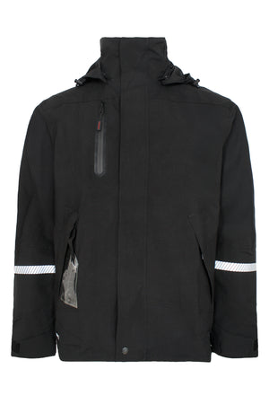 4-vejs stretch skaljakke i åndbar og slidstærk kvalitet - Sort