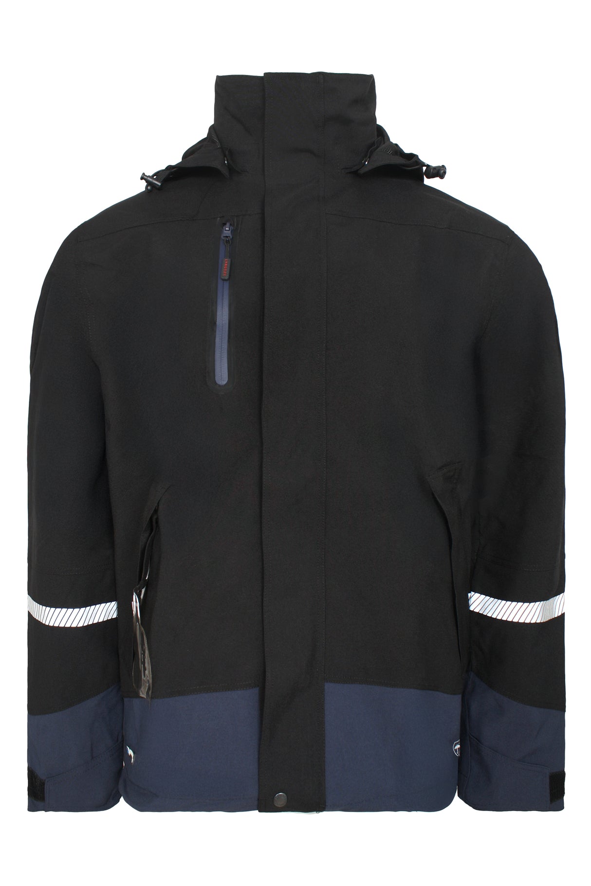 4-vejs stretch skaljakke i åndbar og slidstærk kvalitet - Sort / Navy