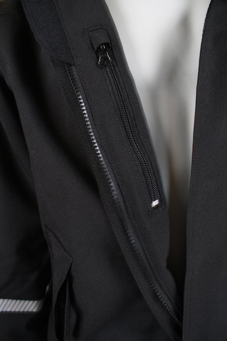 4-vejs stretch skaljakke i åndbar og slidstærk kvalitet - Sort