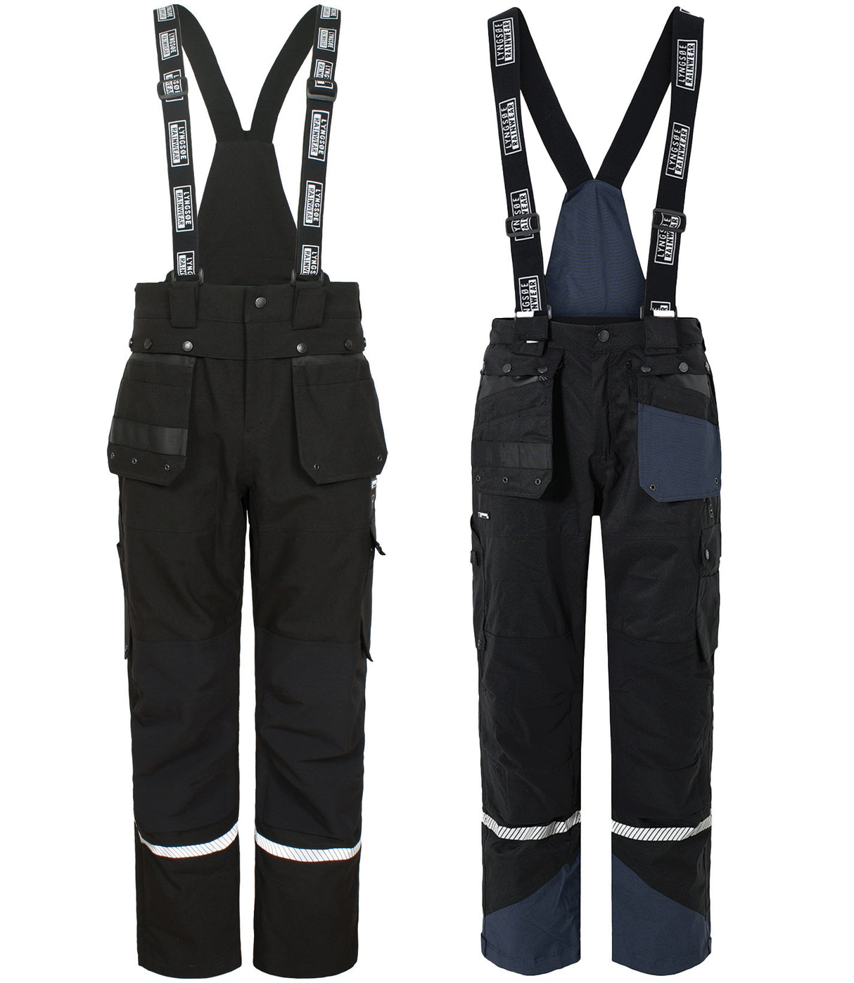 4-vejs stretch skalbukser i åndbar og slidstærk kvalitet - Sort