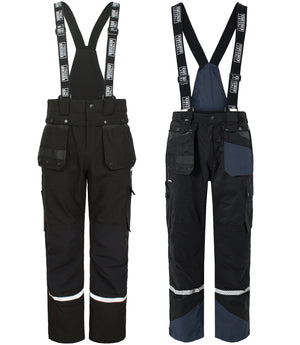 4-vejs stretch skalbukser i åndbar og slidstærk kvalitet - Sort