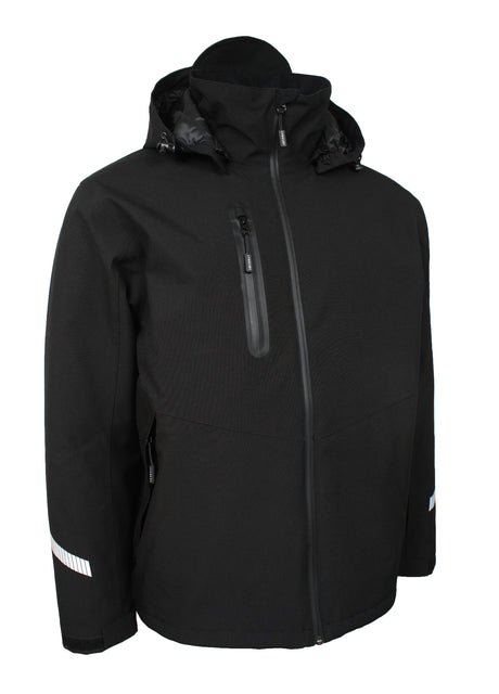 4-vejs stretch vinterjakke i åndbar og slidstærk kvalitet - Sort