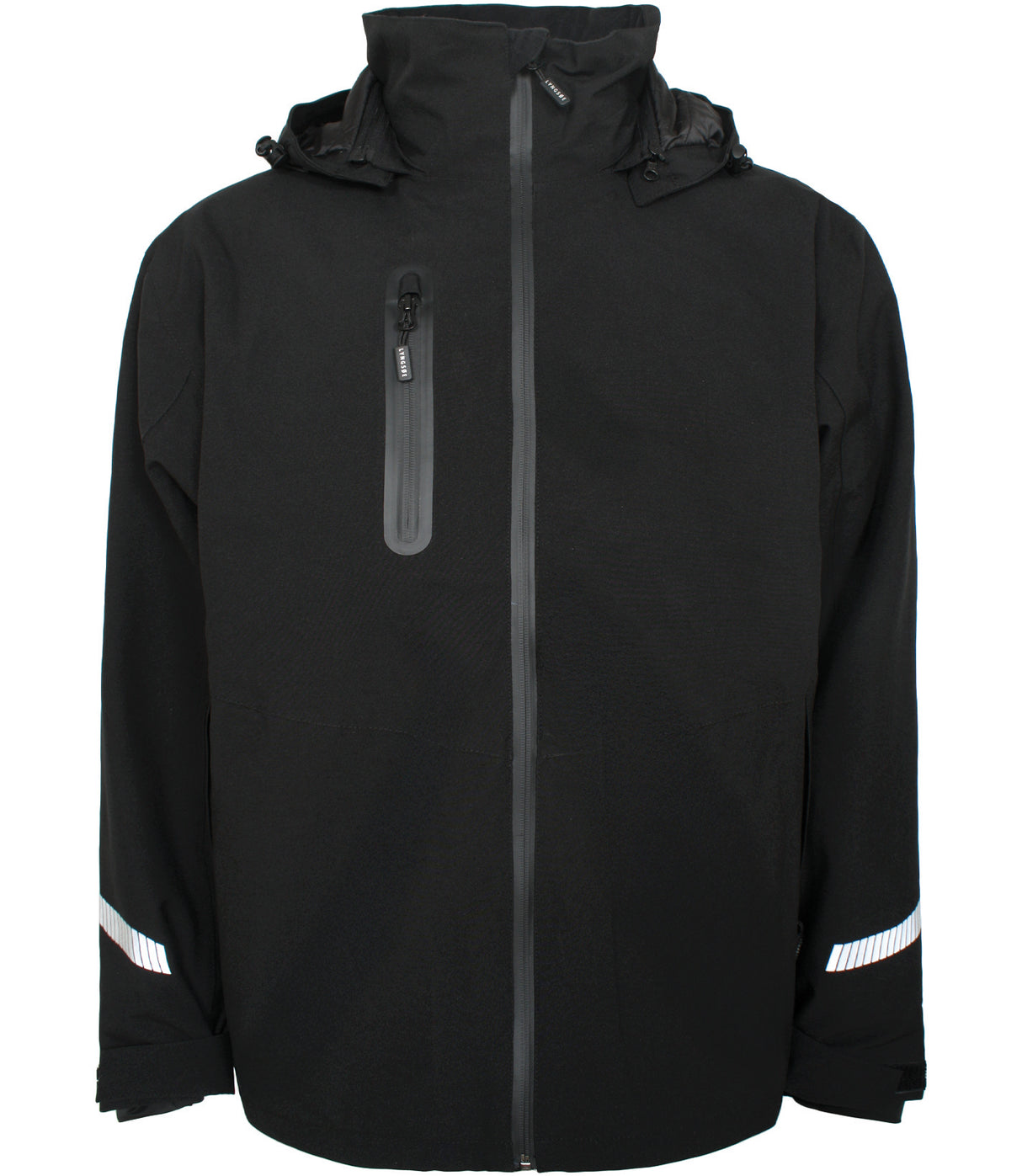 4-vejs stretch vinterjakke i åndbar og slidstærk kvalitet - Sort