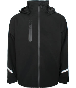 4-vejs stretch vinterjakke i åndbar og slidstærk kvalitet - Sort
