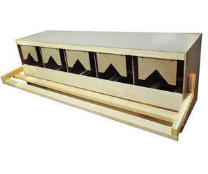 Forsvindingsrede til høns - 5 rum - Flad tag