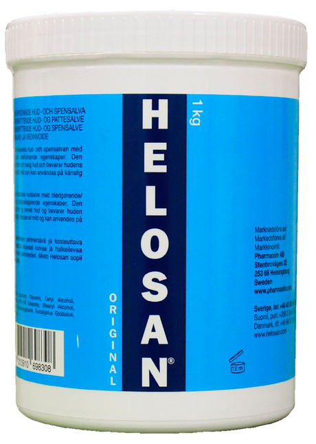 Helosan hud- og pattesalve 1 kg bøtte